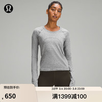 露露乐蒙 lululemon Swiftly Tech 女士运动长袖T恤 2.0 *Race丨露露乐蒙 lululemon丨LW3FQFS