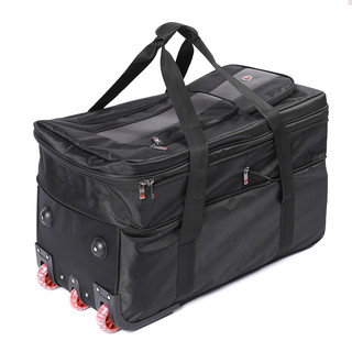 DITD DESIGN IN THE DESIGN可扩展大容量拉杆包航空托运包可折叠上学出国旅行行李袋CZ001/2 灰色 小号28寸