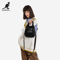 KANGOL 男女款灯芯绒水桶包 KGC1344 杏色 小号