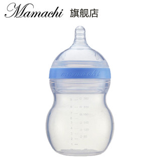 韩国mamachi硅胶亲奶瓶防胀气宽口新生婴幼儿宝宝软宽口