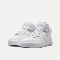 NIKE耐克板鞋女鞋春季AIRFORCE1大童鞋儿童魔术贴 FN1193-111 38.5 