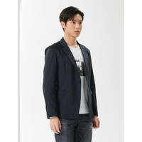 利郎轻薄款西服外套男春夏2024一粒扣商务休闲男士单西上衣 深蓝(23CDX121SA) 180/92A