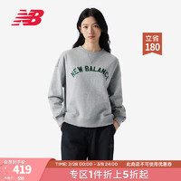 NEW BALANCE 卫衣女款24舒适百搭休闲圆领针织运动套头衫 GHM AWT41309 M