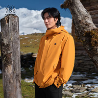 KOLON SPORT 可隆陈坤同款男戈尔户外冲锋衣防水夹克 焦糖色CE 180/XL