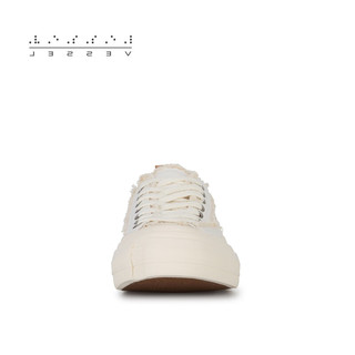 XVESSEL【3.6 10-11点】小白鞋春季基础款明星同款硫化帆布时尚潮流 小白鞋S20X010W 36