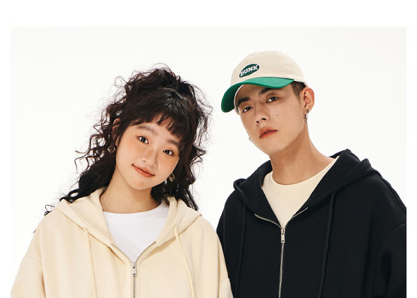 deerway德尔惠夹克男春秋季连帽ins潮牌大码宽松男装卡通熊猫印花休闲