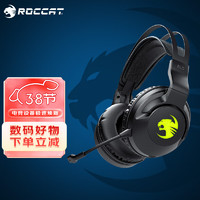 ROCCAT 冰豹 音波豹ELO AIR头戴式耳机 无线 黑色（7.1 RGB 降噪 游戏 吃鸡 电竞）