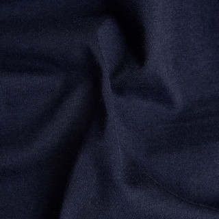 G-STAR RAW2024夏季男士短袖T恤Holorn圆领纯棉打底衫透气舒适D08512 浅藏蓝 XL