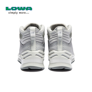 LOWA墨驹 德国休闲运动鞋户外徒步中帮防水透气MERGER GTX女款L320432 灰白色/浅灰色 37