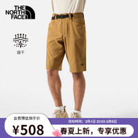 北面（The North Face）短裤男款户外运动休闲舒适透气时尚百搭24春夏|8AV6 173/棕色 XXL/185