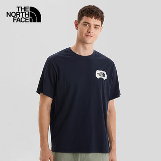 THE NORTH FACE 北面 纯棉T恤男户外运动休闲舒适柔软透气百搭24春夏