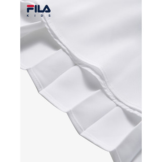 FILA 斐乐儿童服装2024春冬女中大童连衣裙 水彩紫-VT 160