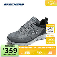 斯凯奇Skechers舒适休闲运动鞋232821 木炭色/黑色/CCBK 41 