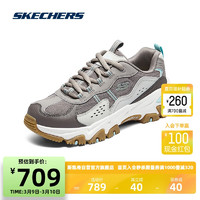 SKECHERS 斯凯奇 女款户外徒步鞋牛皮橡胶底轻质吸震耐磨180128 巧克力色/棕褐色/CHTN 39