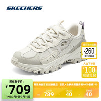 斯凯奇Skechers女款户外徒步鞋牛皮橡胶底轻质吸震耐磨180128 自然色/多彩色/NTMT 36.5