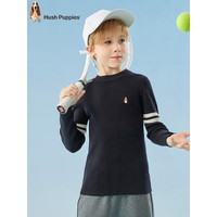 暇步士(Hush Puppies)童装男童线衣春秋装儿童线衣舒适混纺细腻柔软时尚休闲潮 燕麦卡其 150cm