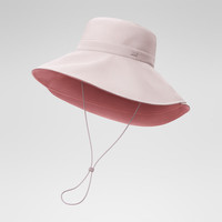 蕉内凉皮303UV渔夫帽女士大帽檐防紫外线户外遮阳太阳帽双面防晒帽 桉粉+橡皮粉 F