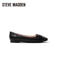 STEVE MADDEN/思美登春夏舒适羊皮浅口平底单鞋女 黑色 40