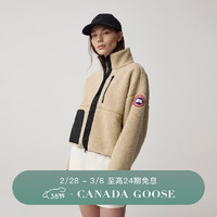 加拿大鹅（Canada Goose）【新品】Simcoe女士羊羔绒拉链夹克 1101W 961 迷雾灰 M