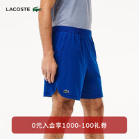 LACOSTE法国鳄鱼男装24运动休闲网球裤短裤训练裤子|GH5218 IU8/深蓝色 4 175