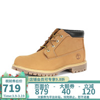 Timberland添柏岚男靴踢不烂户外鞋防水潮靴中帮鞋黄靴|23061W宽版 小麦色 10 US-10(国码44)