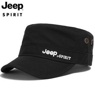 吉普（JEEP）吉普（JEEP）帽子男士棒球帽四季男鸭舌帽休闲百搭平顶帽A0049 浅米色