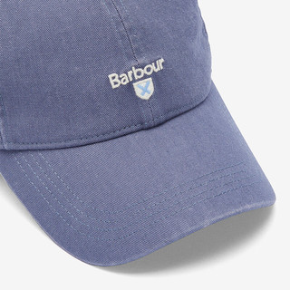 Barbour Cascade男女同款四季可调节鸭舌帽Logo帽子 浅蓝色 均码（54-60cm）