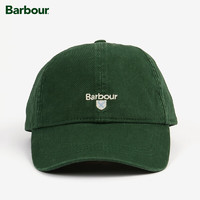 Barbour Cascade男女同款四季可调节鸭舌帽Logo帽子 深绿色 均码（54-60cm）