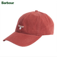 Barbour Cascade男女同款四季可调节鸭舌帽Logo帽子 桔棕色 均码（54-60cm）