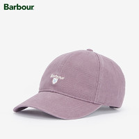 Barbour Cascade男女同款四季可调节鸭舌帽Logo帽子 淡紫色 均码（54-60cm）