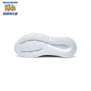 Skechers斯凯奇儿童鞋2024舒适一脚蹬休闲鞋女童透气运动鞋319056L 薰衣草色/LAV 37码