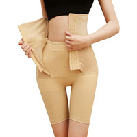 婷美强效高腰收腹提臀美体裤收腿显瘦打底塑形塑身裤NC0602 肤色 M(160/64)
