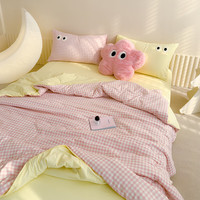 安睡宝（SOMERELLE）夏季空调被大豆纤维被子被芯可机洗夏凉被单人薄款被子套件三 小甜筒 单夏被：200x230cm