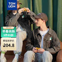 唐狮 TONLION新款牛仔外套情侣外套[马达加斯加]