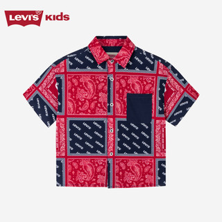 LEVI'S儿童童装衬衫LV2422201GS-001 辣椒红 130/64