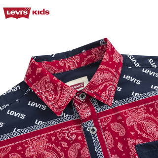 LEVI'S儿童童装衬衫LV2422201GS-001 辣椒红 160/76