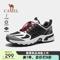 骆驼（CAMEL）户外登山鞋男士透气运动鞋防滑越野徒步鞋 F14B693071 黑/白 39