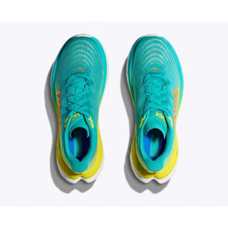 HOKA ONE ONE女鞋运动鞋Mach5撞色低帮缓冲跑鞋舒适休闲1127894 CERAMIC/EVENING PRIMROSE 6