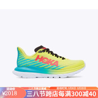 HOKA ONE ONE女鞋运动鞋Mach5撞色低帮缓冲跑鞋舒适休闲1127894 EVENING PRIMROSE/SCUBA 8.5