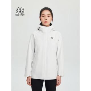 KOLON SPORT/可隆戈尔冲锋衣 女子户外GORE-TEX C-KNIT夹克外套 LKGJ4MN218-CR 米白 S（160/84A）