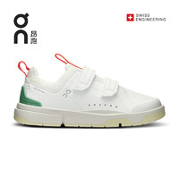 On昂跑 THE ROGER Kids 春夏幼童款运动鞋 White/Green 白色/绿色 35码