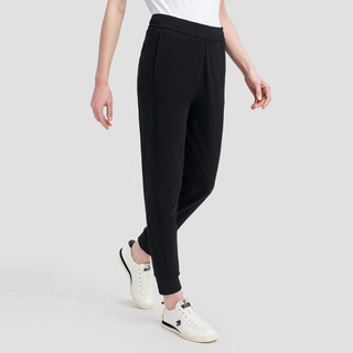 DESCENTE迪桑特ESSENTIAL系列女士针织运动长裤夏季 BK-BLACK M(165/66A)