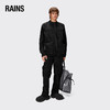 RAINS 户外时尚运动休闲款翻领外套夹克 男女同款Kano Overshirt 黑色 M