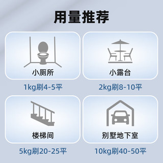 立邦地坪漆水泥地面漆耐磨水性地面家用室内室外车位改造防滑快干 2kg 杏子灰色地坪漆+加固剂18kg