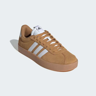 阿迪达斯 （adidas）男T头鞋时尚潮流运动舒适透气休闲鞋ID9183 uk7.5码41码 麦棕/白/树脂黄