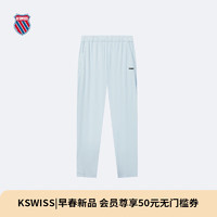 盖世威（K·SWISS）24春季男长裤 柔软亲肤百搭高弹针织长裤 1010010 413淡灰蓝 L