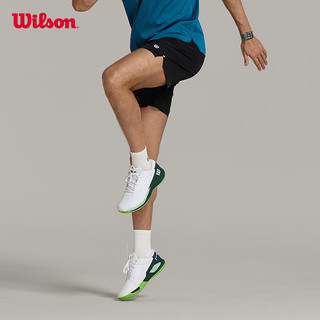 威尔胜（Wilson）24年春季运动短裤男款弹力宽松舒适运动梭织短裤网球裤 WM00299411BKA-正黑色 175/84A/M