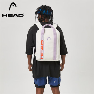 海德（HEAD）双肩包女时尚书包大容量旅行背包15.6英寸电脑背包 白色 