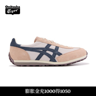 Onitsuka Tiger鬼塚虎运动休闲鞋男女鞋子复古慢跑鞋春夏EDR 78 1183C263 浅棕色/深蓝色 42.5