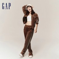 Gap 盖璞 欧阳娜娜同款Gap女装早春时尚舒适直筒休闲裤潮流学院风756287